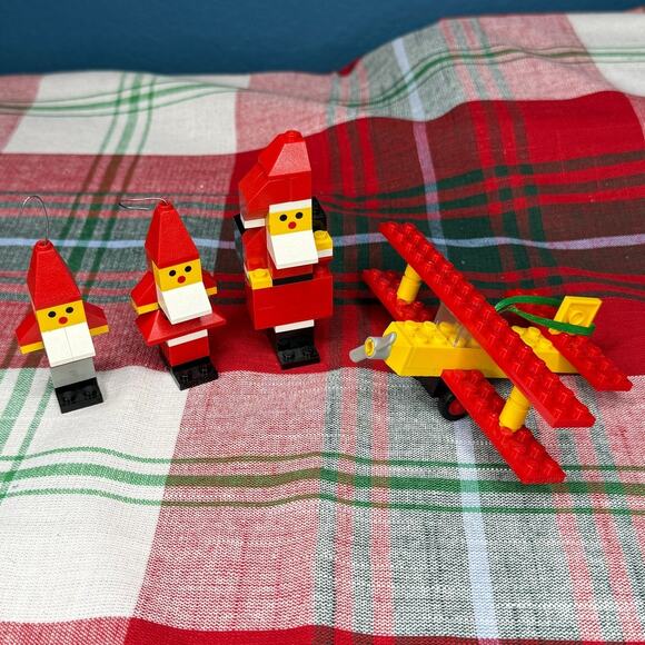 Christmas Lego Ornaments Bundle of 4 - Picture 7 of 7